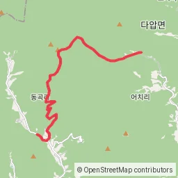 백운산(광양) 4코스