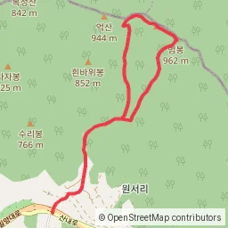 운문산 3코스