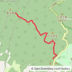 오감만족 한라산둘레길 돌오름길