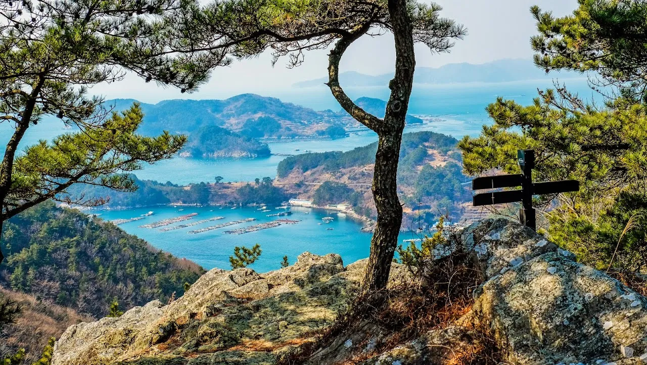 통영 미륵산   미륵지맥 과 바다백리길 종주