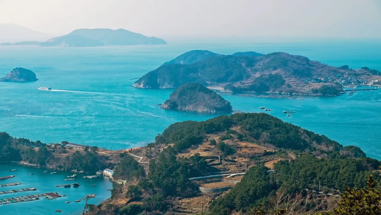 통영 미륵산   미륵지맥 과 바다백리길 종주