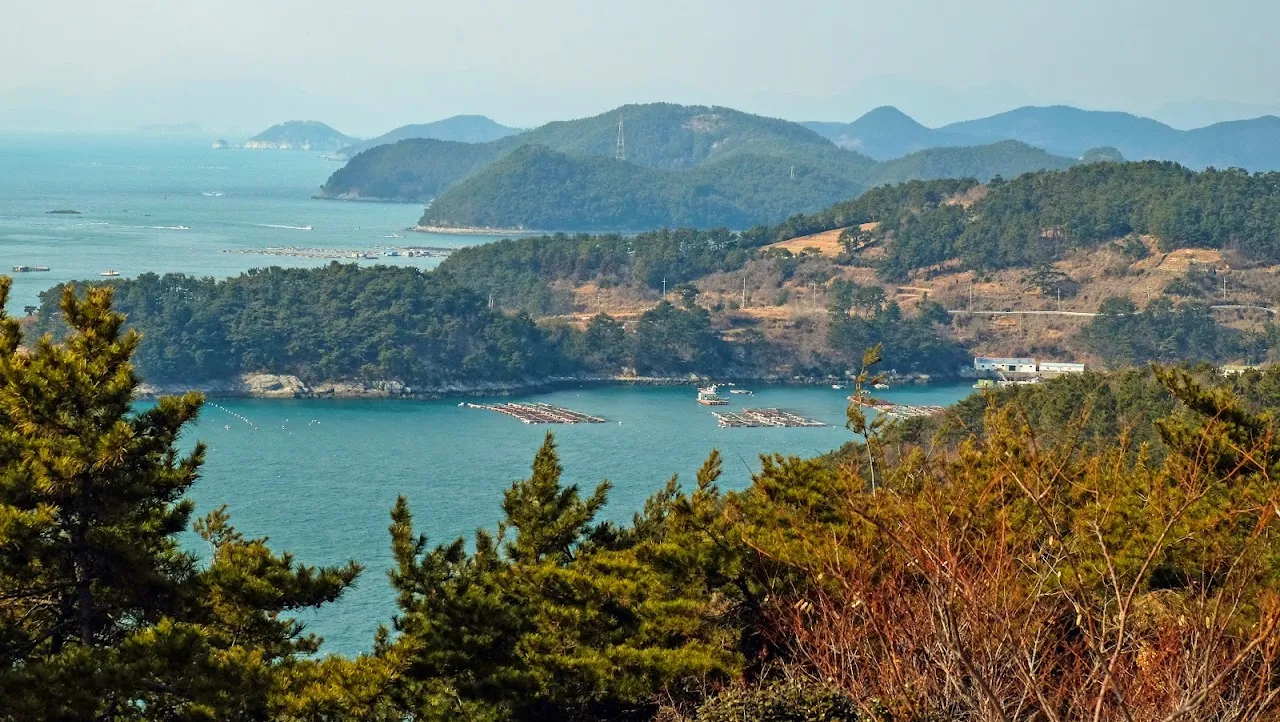 통영 미륵산   미륵지맥 과 바다백리길 종주