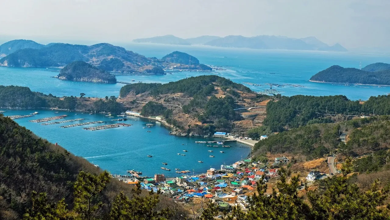 통영 미륵산   미륵지맥 과 바다백리길 종주