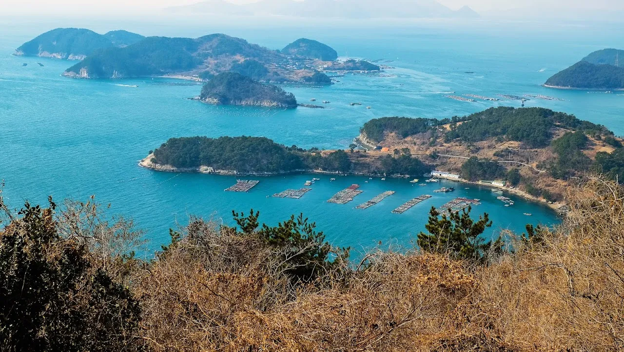 통영 미륵산   미륵지맥 과 바다백리길 종주