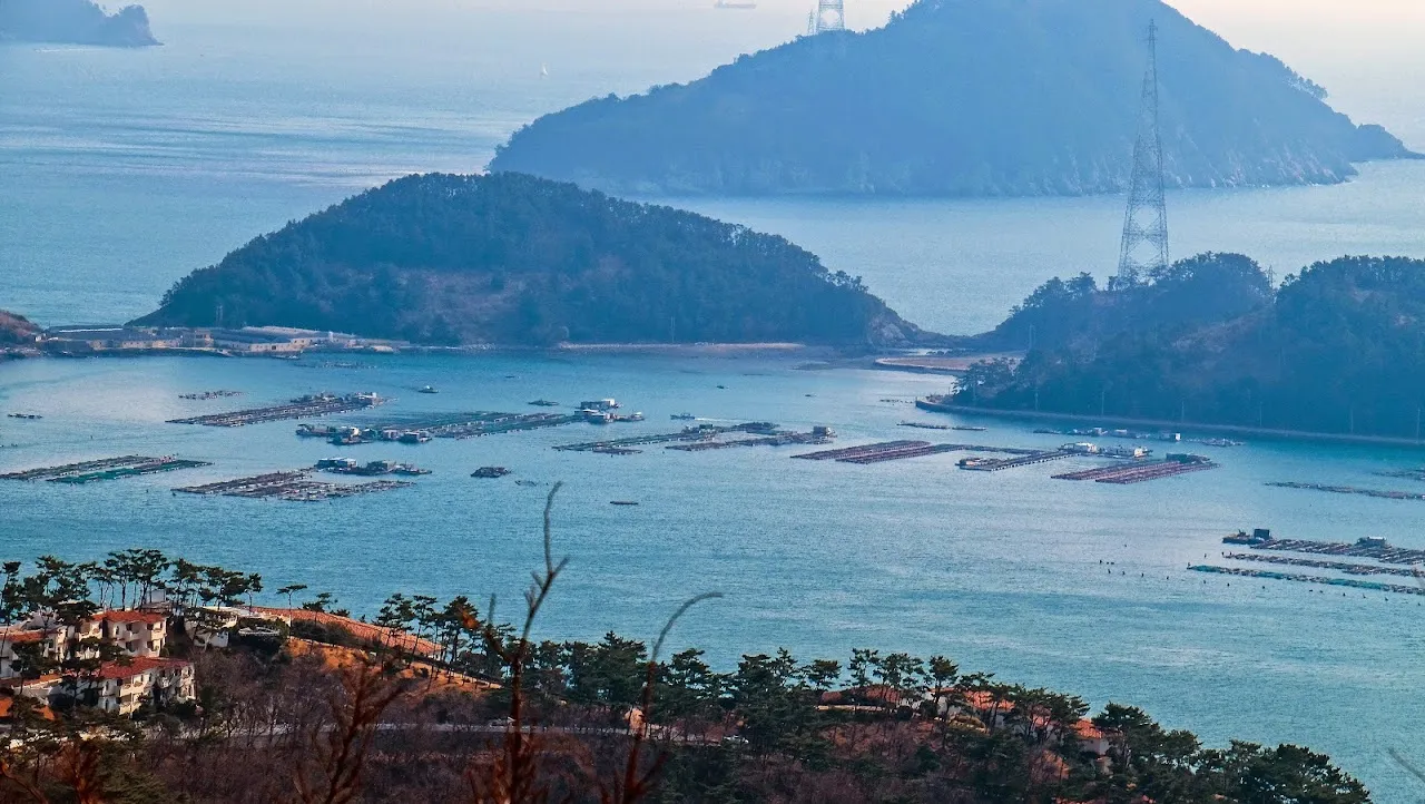 통영 미륵산   미륵지맥 과 바다백리길 종주