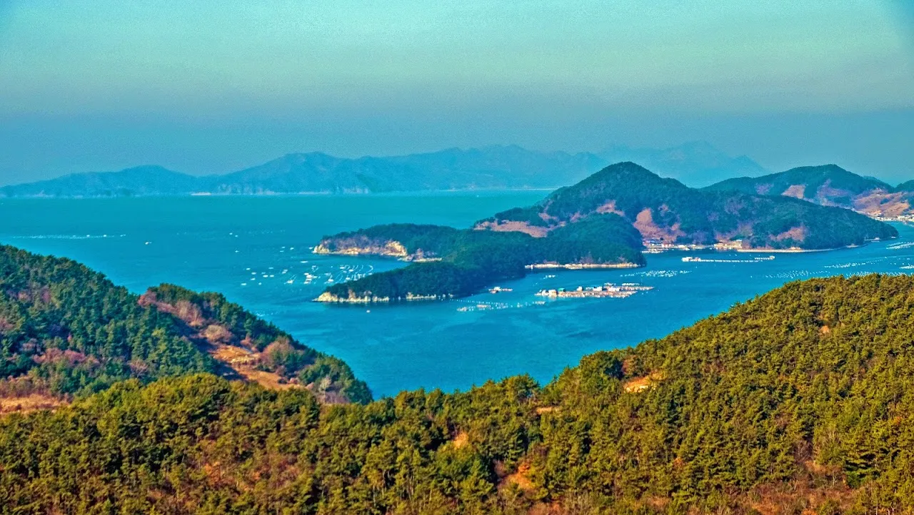 통영 미륵산   미륵지맥 과 바다백리길 종주