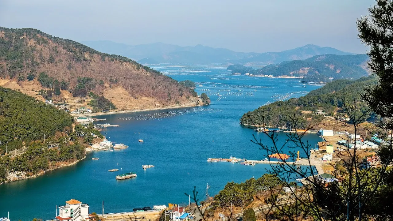 통영 미륵산   미륵지맥 과 바다백리길 종주