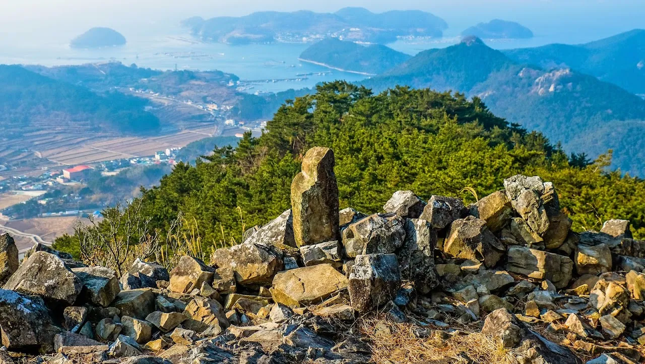 통영 미륵산   미륵지맥 과 바다백리길 종주