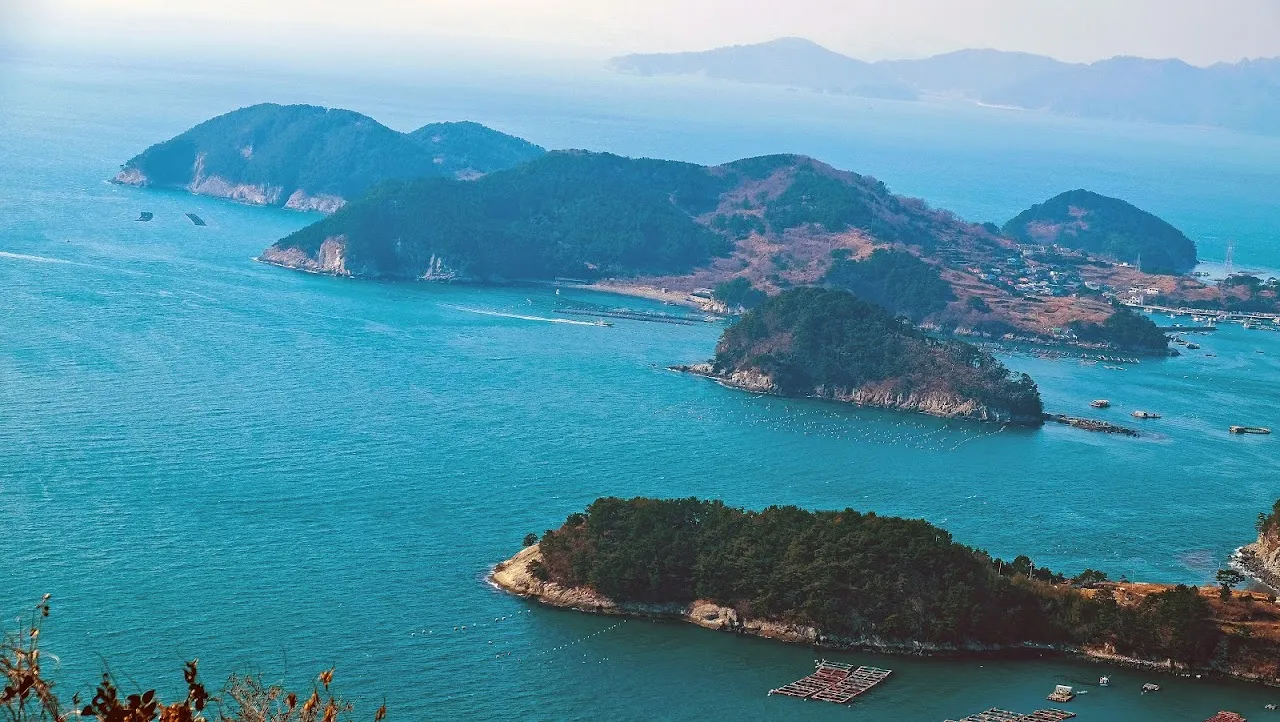 통영 미륵산   미륵지맥 과 바다백리길 종주