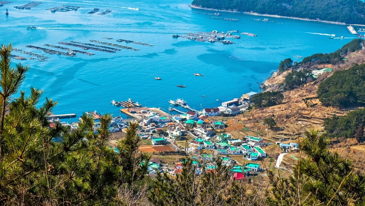 통영 미륵산   미륵지맥 과 바다백리길 종주