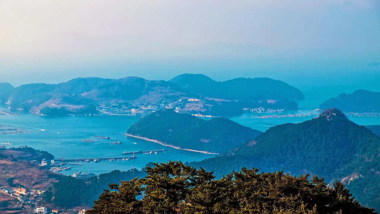 통영 미륵산   미륵지맥 과 바다백리길 종주