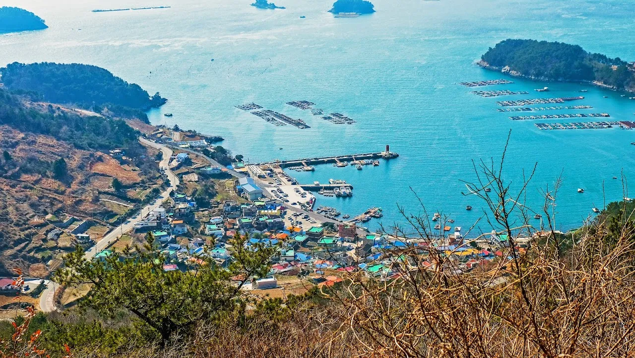통영 미륵산   미륵지맥 과 바다백리길 종주