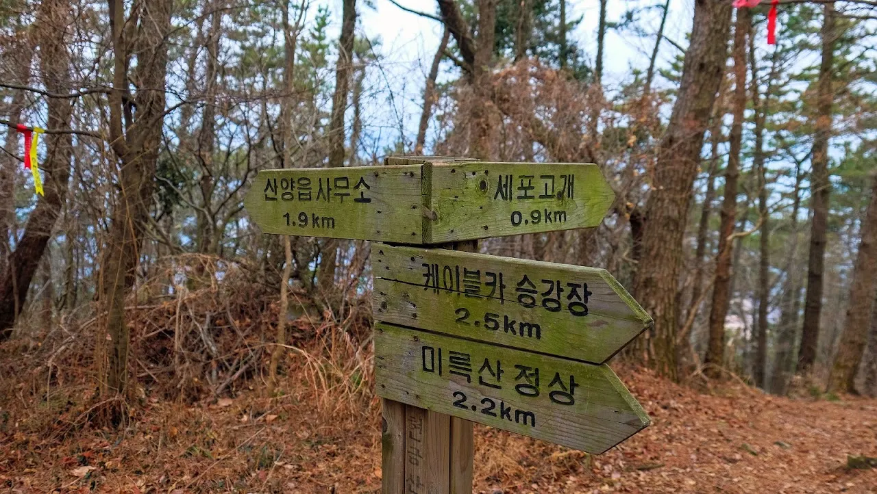 통영 미륵산   미륵지맥 과 바다백리길 종주