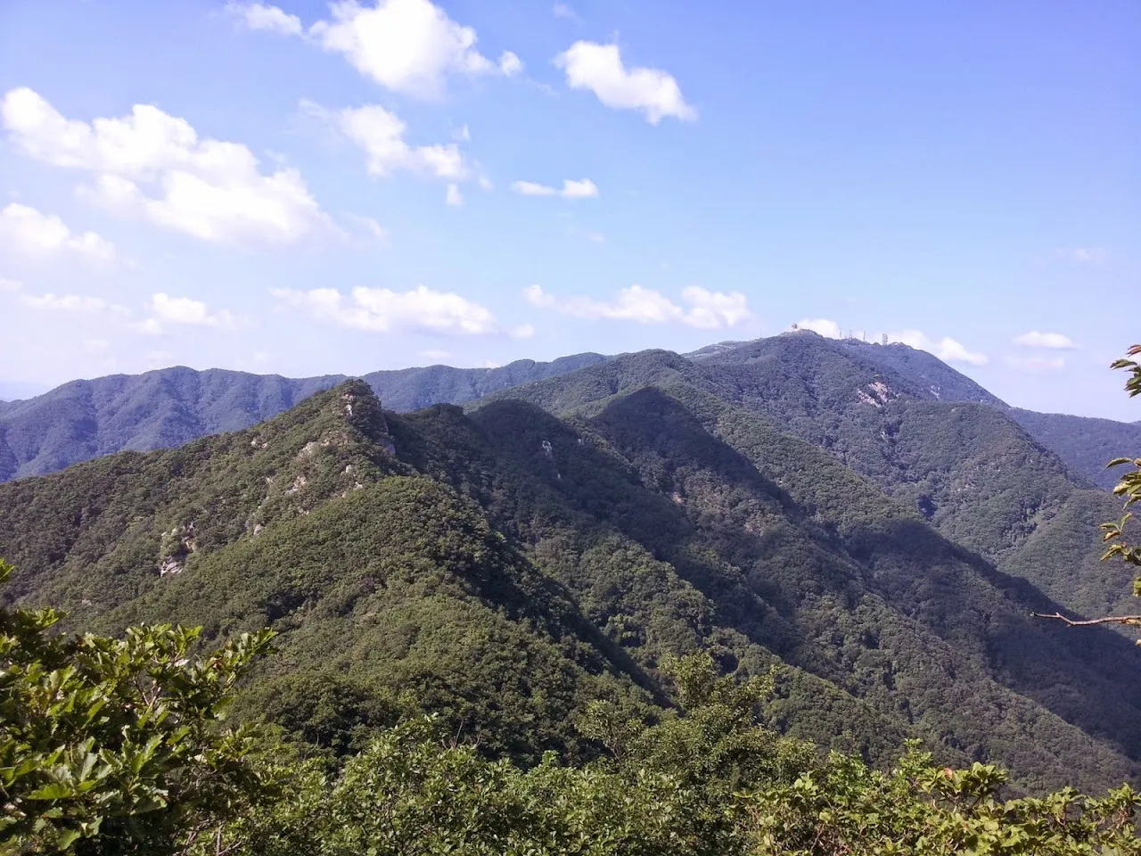 유명산-용문산백운봉