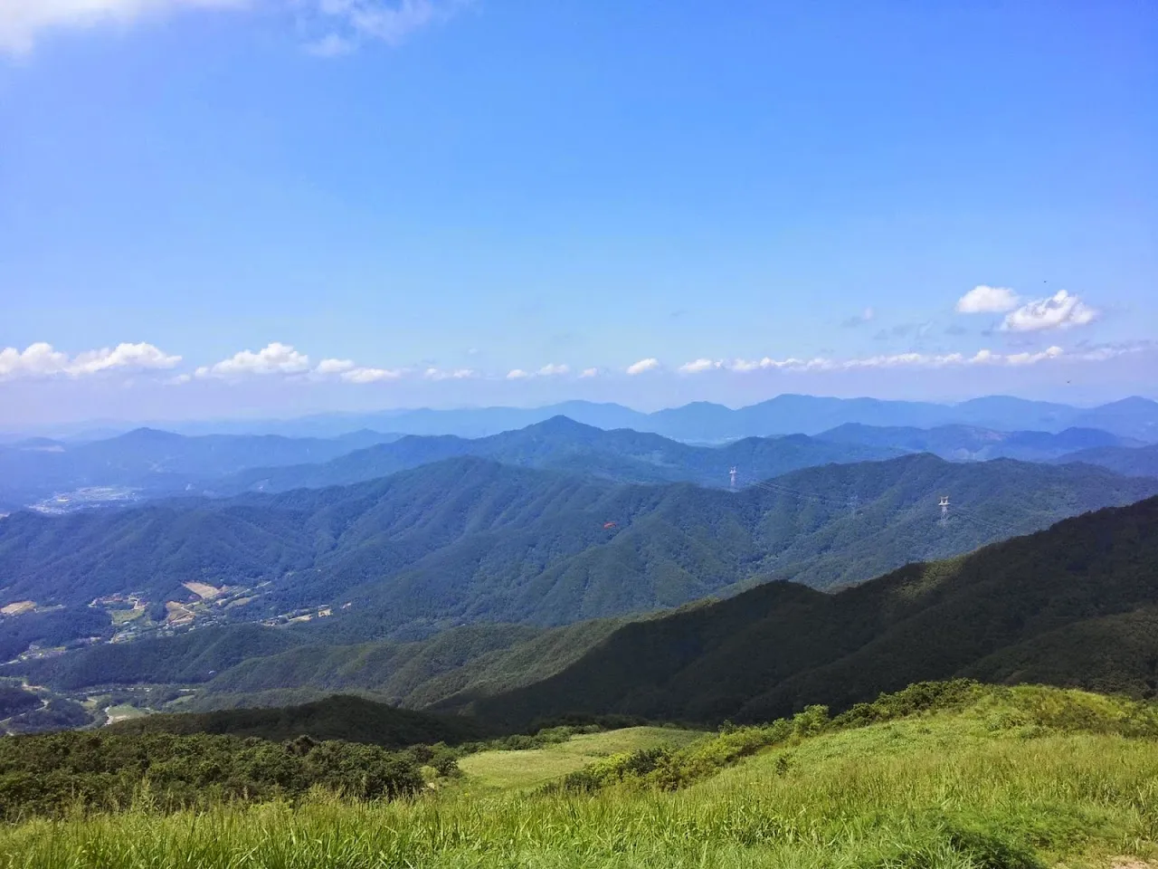 유명산-용문산백운봉