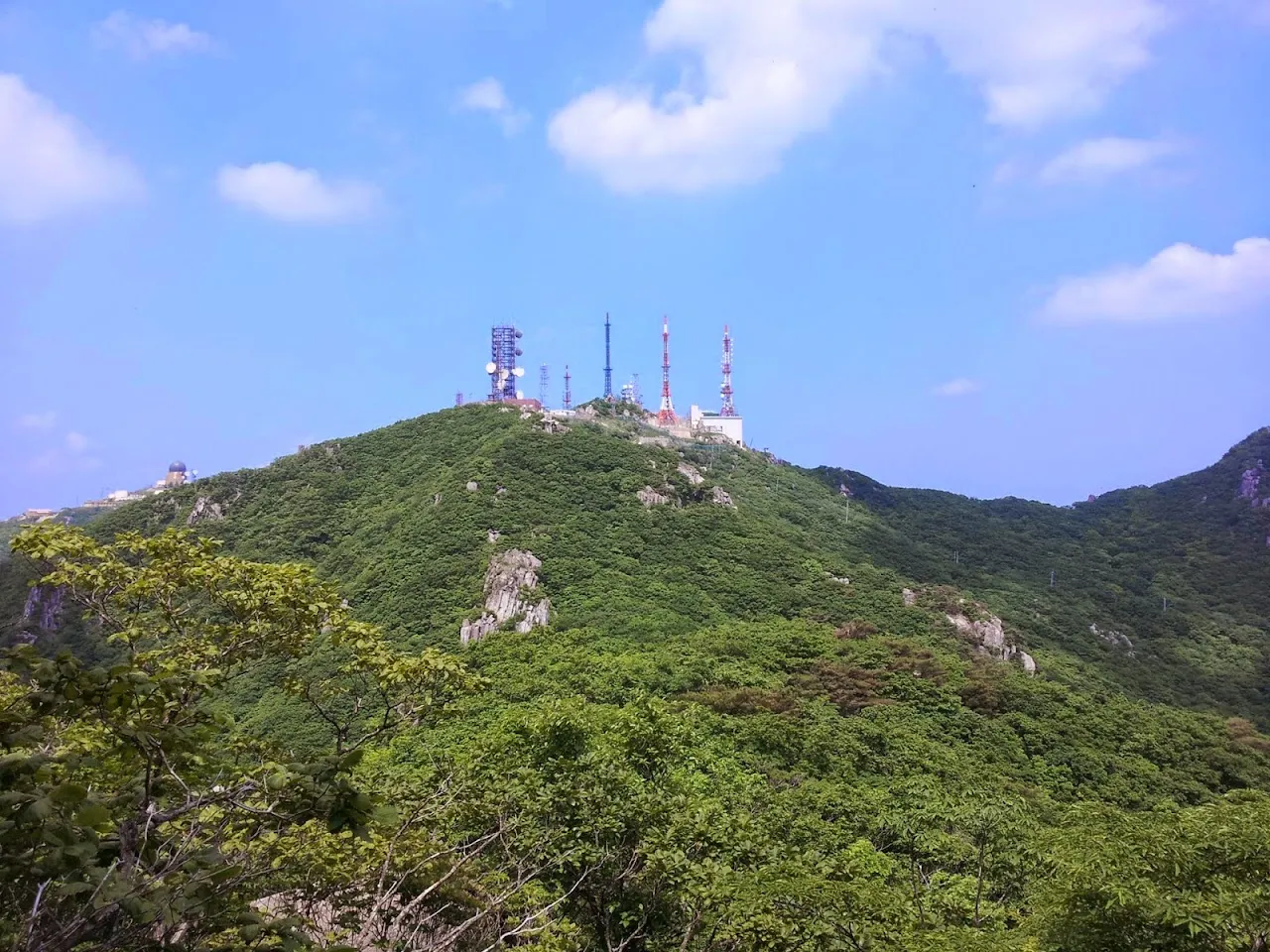 팔공산 한티재-비로봉-염불봉기점-동화사