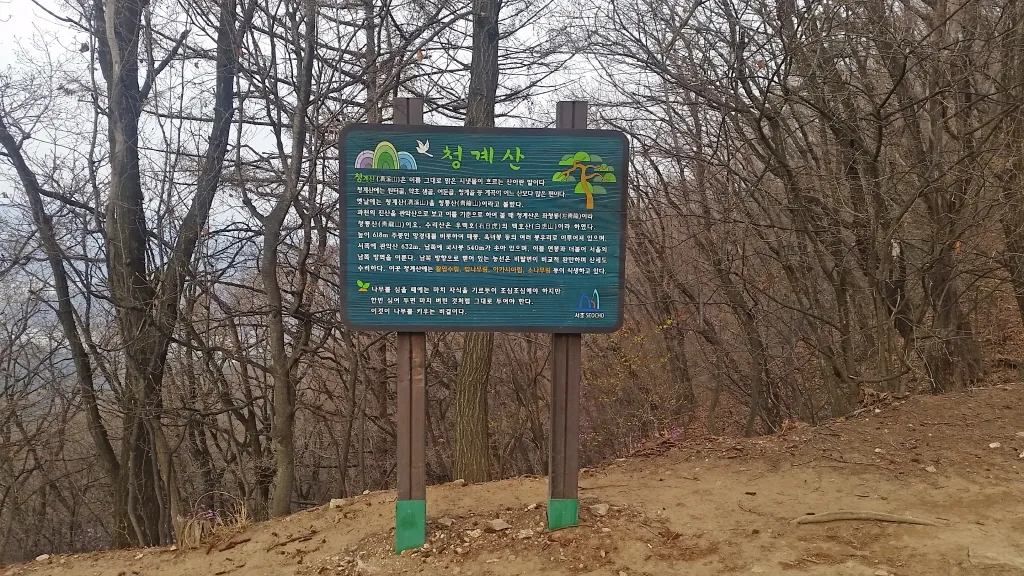 청계산 진달래
