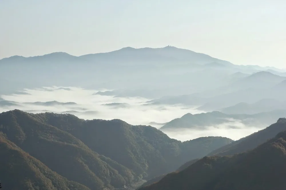 봉화군 축융봉과 청량산